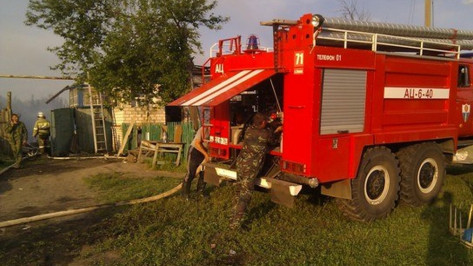 В Верхнехавском районе из-за пожара  семья лишилась крова