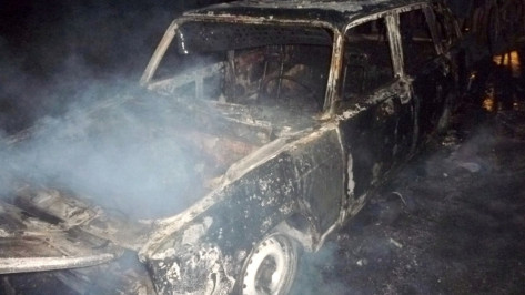 В Терновском районе сгорела «четверка»