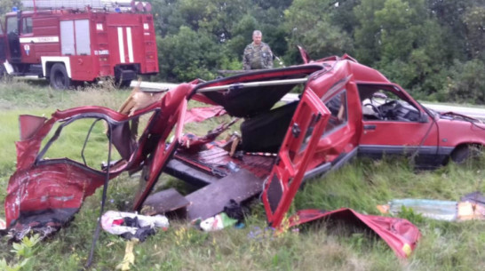 В ДТП с большегрузом в Воронежской области погибла семья с 2-летним ребенком