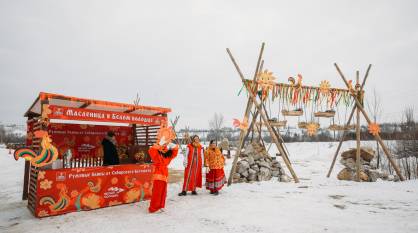 На Масленицу под Воронежем сожгут гигантский арт-объект