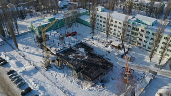 Воронежский губернатор рассказал о ходе строительства новой поликлиники в Новой Усмани