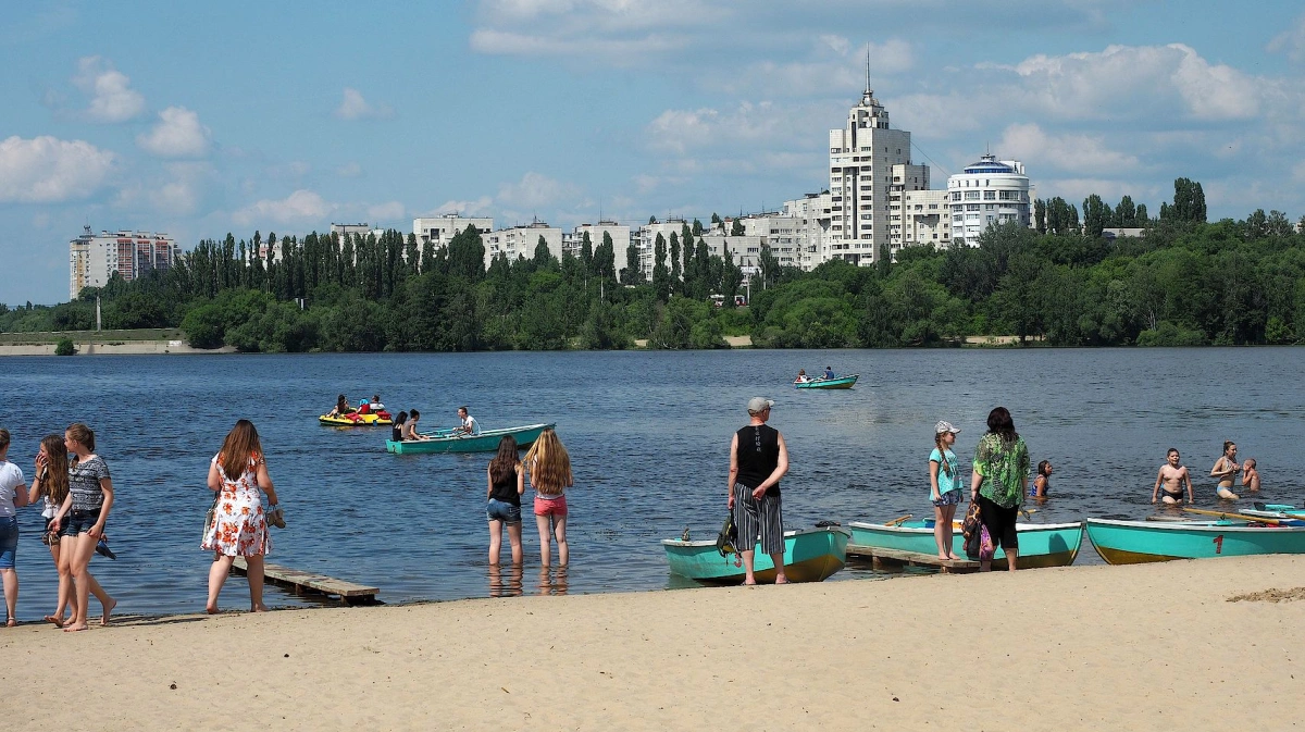 пляж в воронеже