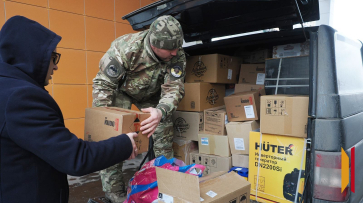 Из Воронежа бойцам спецоперации передали квадрокоптер, генераторы и бензопилу