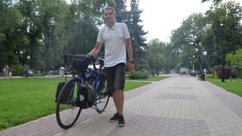 Тюменец на велосипеде доехал до Воронежа за 40 дней