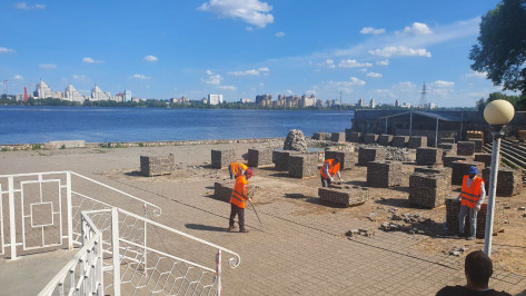 Мэр Воронежа поручил минимизировать вырубку деревьев при обновлении Петровской набережной