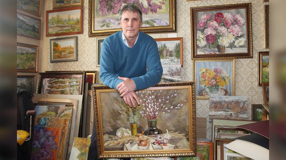 Борисоглебцев пригласили на открытие выставки картин местного художника Анатолия Пономарева