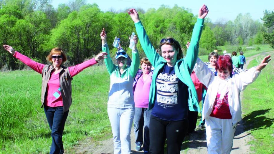 В ольховатском поселке открыли 3 маршрута для ходьбы и бега