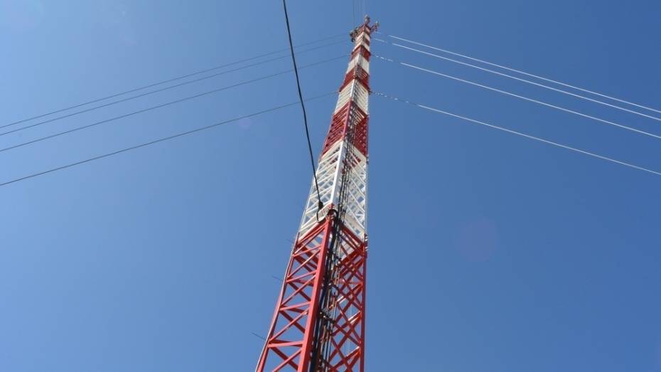 В таловском селе Бирюч установили вышку сотовой связи