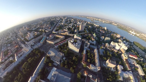 Воздухоплаватели показали фото Воронежа с высоты
