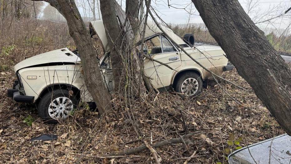 В Воронежской области разбилась машина с 19-летним водителем: есть пострадавшие