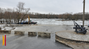 В Павловском районе из-за резкого потепления и дождя в реках поднялся уровень воды