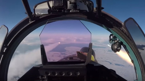 Элементы воздушного боя с воронежскими истребителями показали на видео