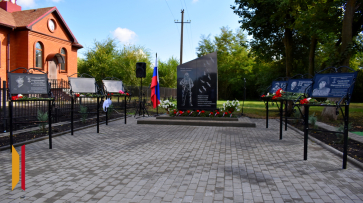 В аннинском селе Верхняя Тойда открыли Аллею Памяти