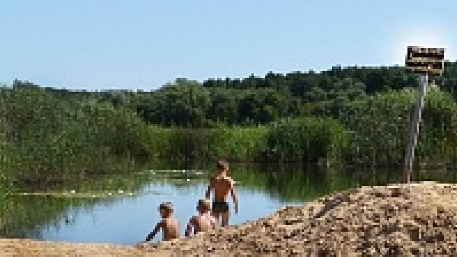 Жители лискинского хутора на свои средства зарыбили местное озеро