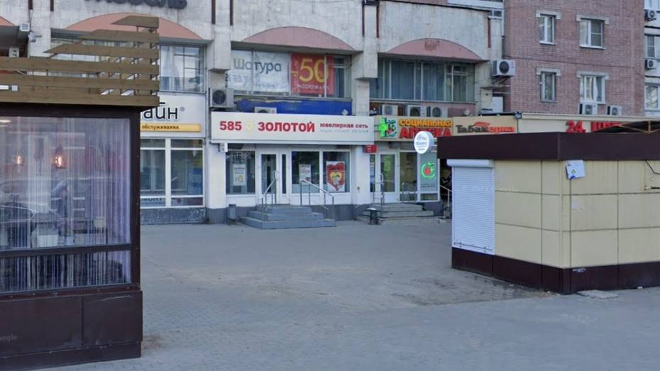 В Воронеже ограбили ювелирный магазин на Московском проспекте