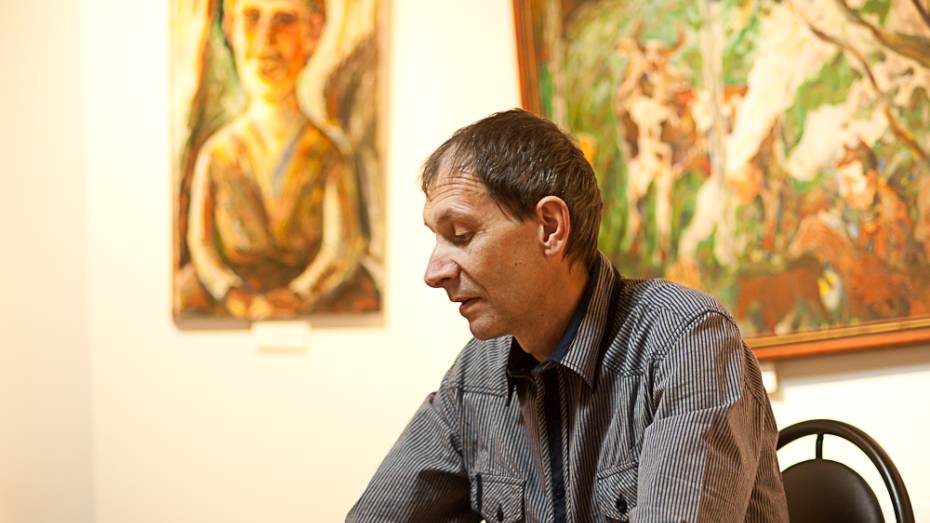 В Воронеже «наследник Шагала» рассказал о том, как он рисует
