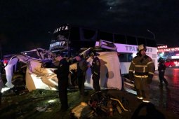 Под Воронежем столкнулись автобус и микроавтобус: есть погибшие и пострадавшие