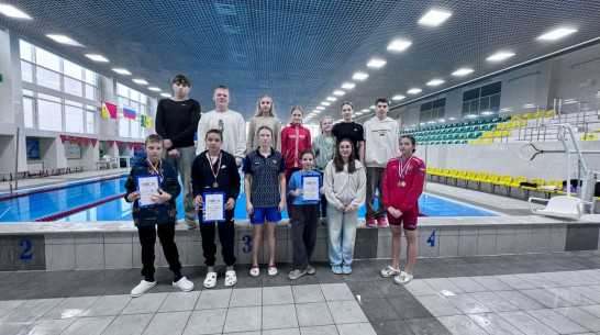 Борисоглебские пловцы завоевали 9 медалей на областных соревнованиях