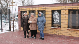 В хохольском селе впервые установили памятник погибшим в ВОВ землякам