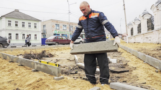 В Бутурлиновке проложат тротуар на площади Воли и прилегающих улицах