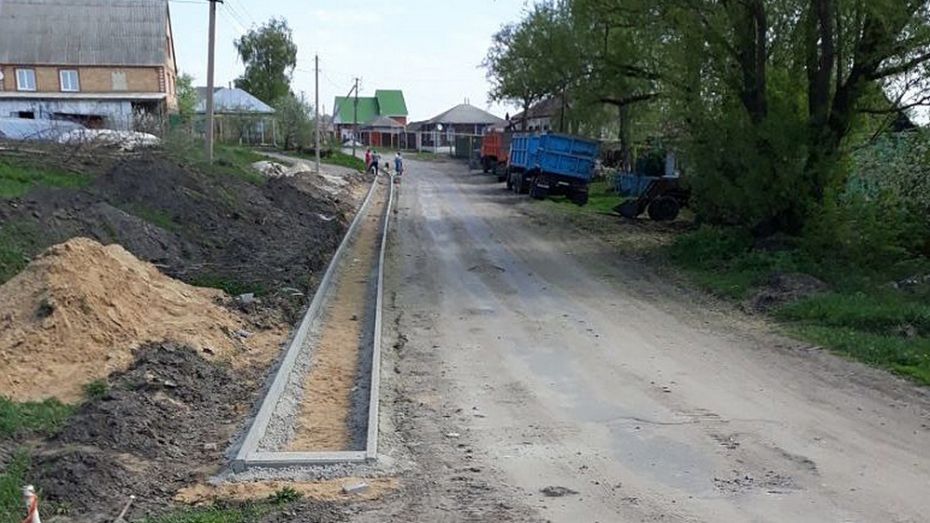 Погода на гисметео в нижнемарьино воронежская область. Тротуар в селе.