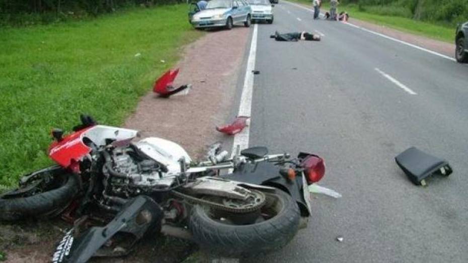 В Грибановском районе погиб мотоциклист
