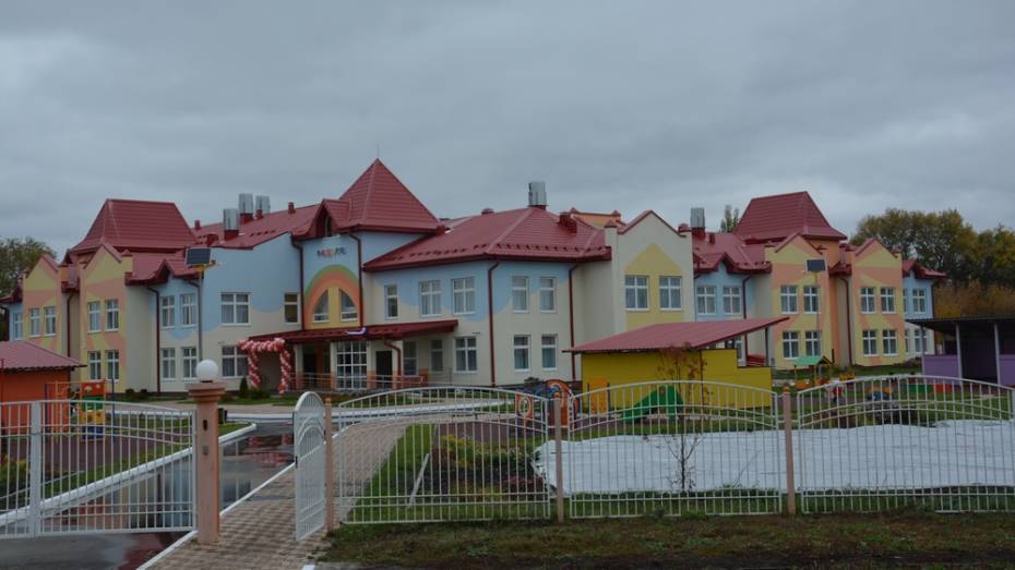 В поворинском селе Пески открыли детский сад