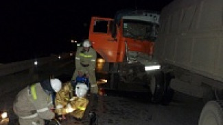 В Лискинском районе столкнулись два «КамАЗа»