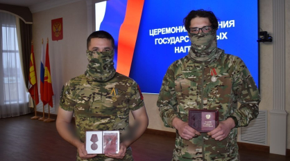 В Воронежской области боевыми медалями наградили двух братьев – участников СВО