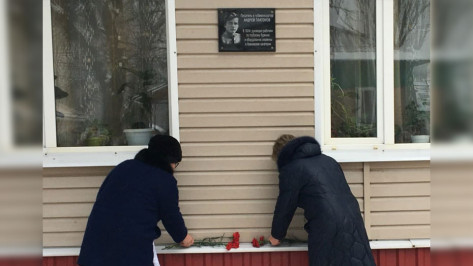 Мемориальную доску Андрею Платонову открыли в Бобровском противотуберкулезном диспансере