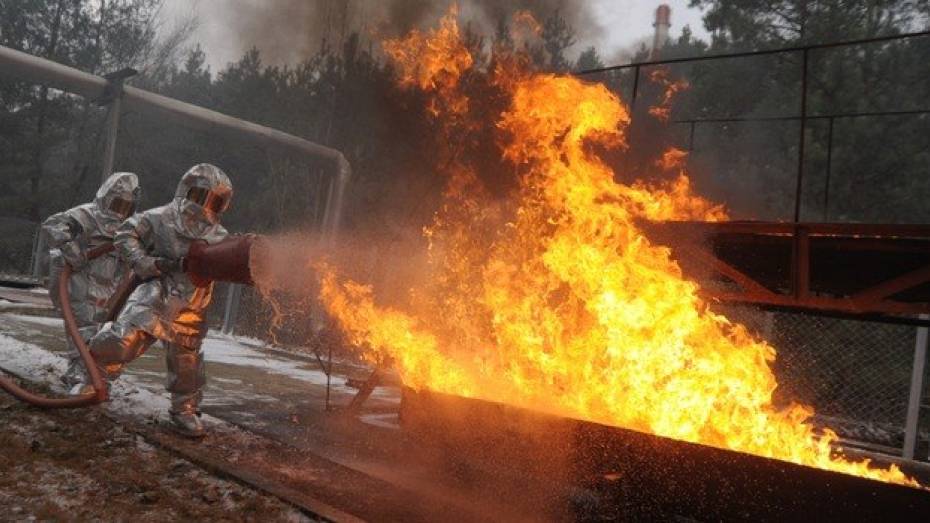 В Воронежской области сгорели 3 гаража: пострадал мужчина