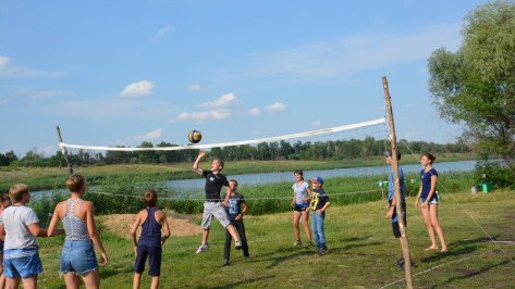 В Поворинском районе открылся лагерь отдыха для спортсменов
