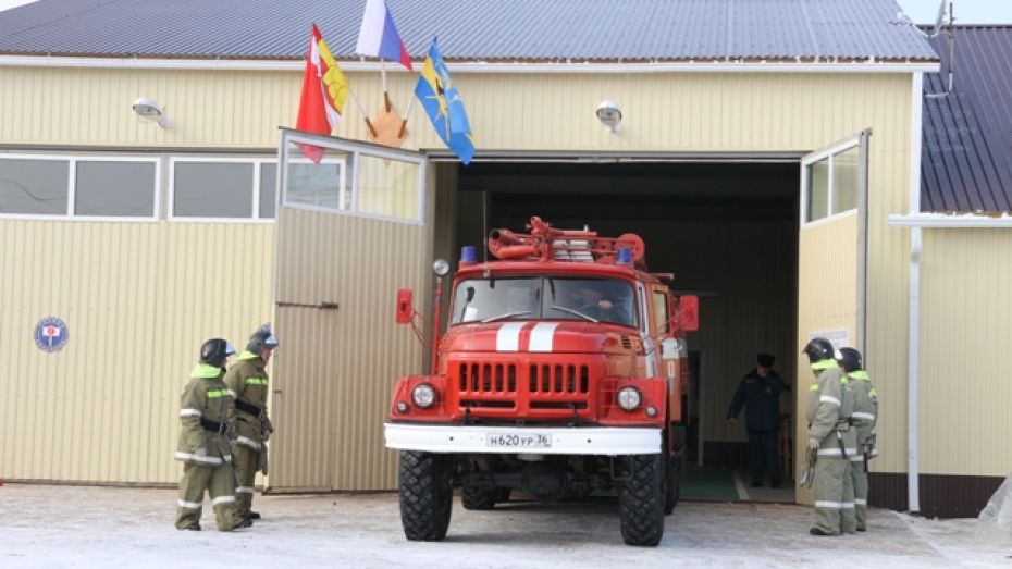 В селе Монастырщина Богучарского района открыли пожарную часть