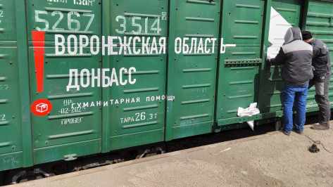 Воронежская область направила еще 27 т гумпомощи жителям Донбасса
