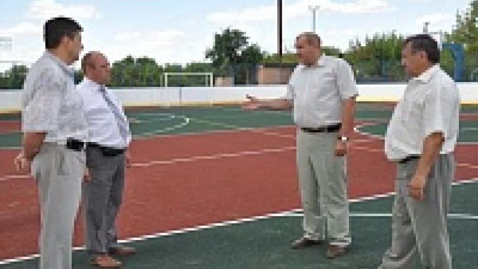 В Павловском районе открылись две спортивные площадки