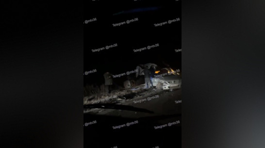 Машина стала грудой металла: воронежцы сообщили о жутком ДТП с легковушкой и фурой