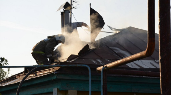 На пожаре в семилукском селе погибли 2 человека