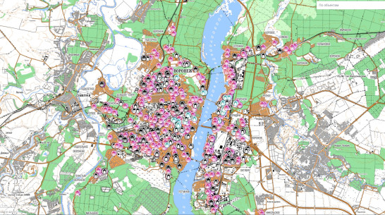 Воронежцы смогут воспользоваться новой интерактивной картой торговых точек