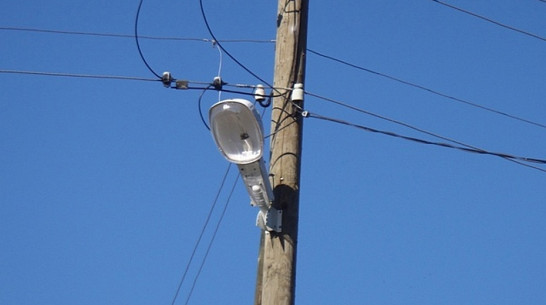 В Норово-Ротаевском поселении Нижнедевицкого района модернизируют уличное освещение