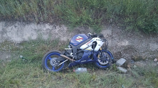 В Воронежской области разбился 28-летний мотоциклист