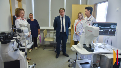 Министру здравоохранения Воронежской области презентовали обновленный эндокринологический центр