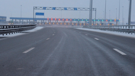 На трассе М-4 «Дон» в Воронежской области начал действовать зимний скоростной режим