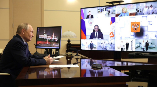 Владимир Путин дистанционно открыл новый радиотерапевтический корпус онкодиспансера в Воронеже