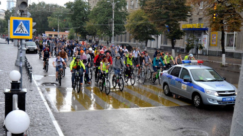На пробег «ВелоВоронежа-2014» вышли 1,5 тыс велосипедистов