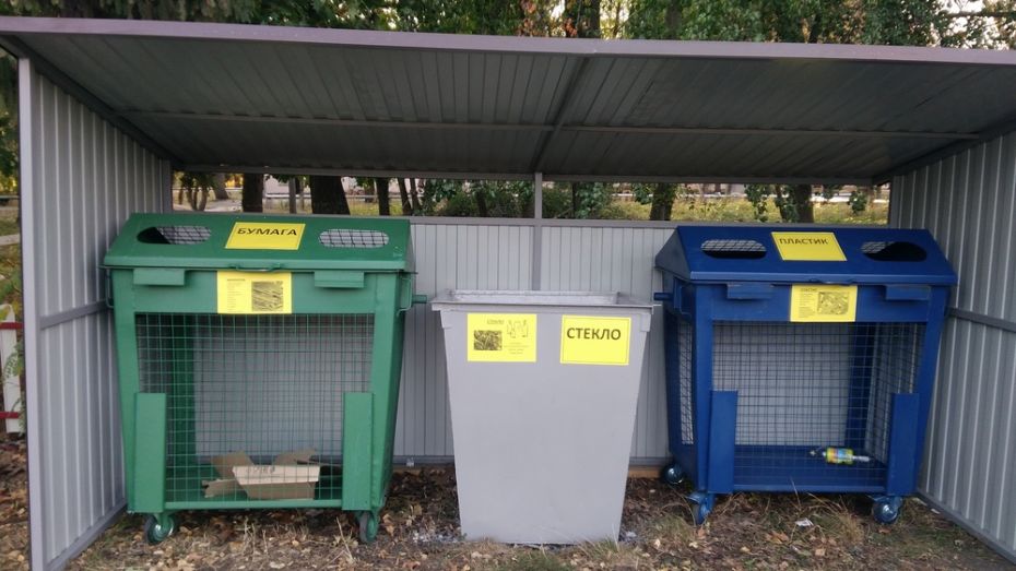 Разноцветные контейнеры для раздельного сбора мусора появились в Таловском районе