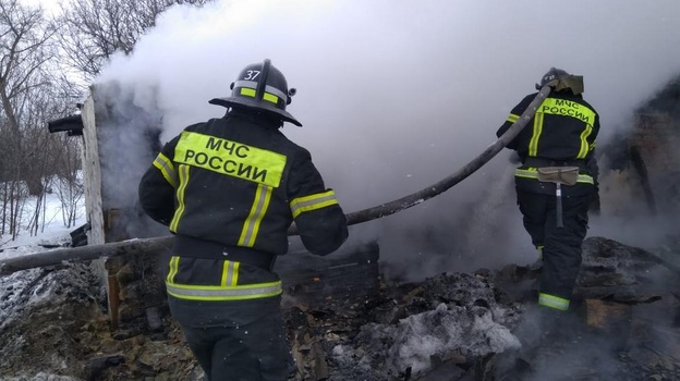 В Воробьевском районе двое мужчин погибли при пожаре