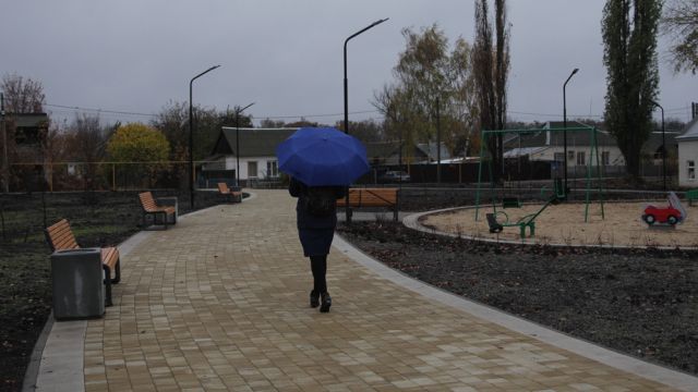В Боброве появился новый сквер за 8 млн рублей