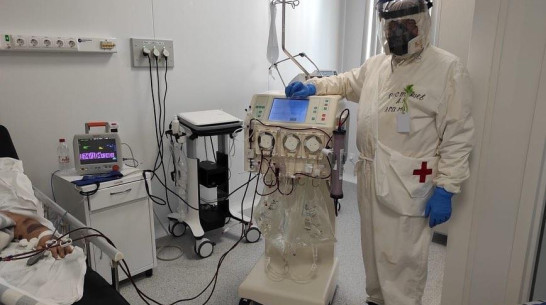 Впервые в Воронеже пациентке с коронавирусом провели гемодиализ