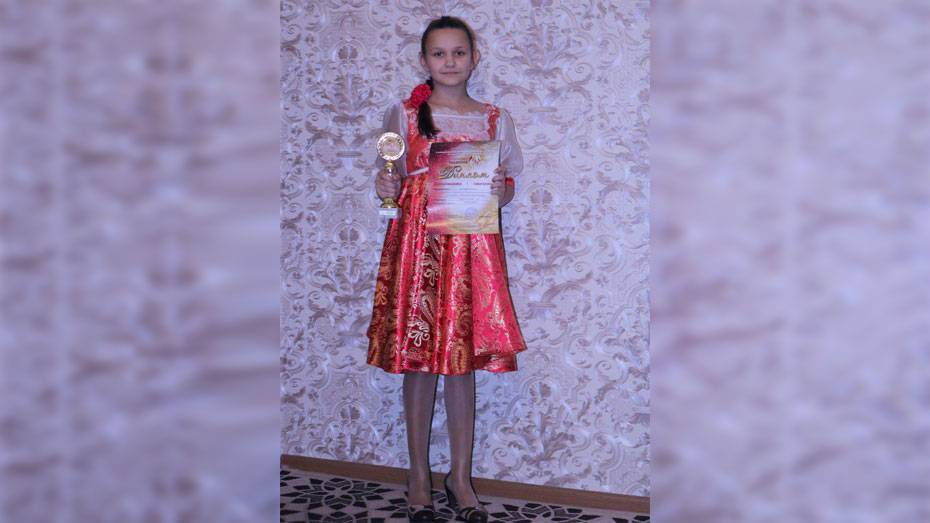 Панинскую школьницу отметили на V Международном творческом фестивале «Поколение талантов»