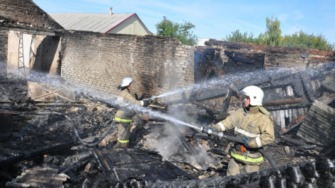 За 2 дня в Эртильском районе сгорело 6 построек 